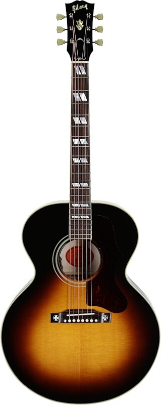 Gibson J-185 Original Acoustic-Electric Guitar (with Case), Vintage Sunburst, Serial Number 20595084, Full Straight Front