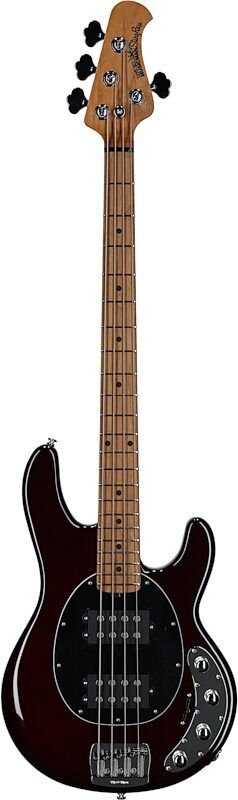 Ernie Ball Music Man StingRay Special HH Electric Bass (with Case), Oxblood, Serial Number K06519, Full Straight Front