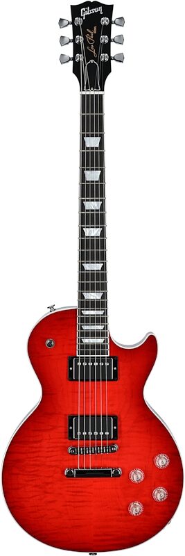 Gibson Les Paul Modern Figured AAA Electric Guitar (with Case), Cherry Burst, Serial Number 212740158, Full Straight Front
