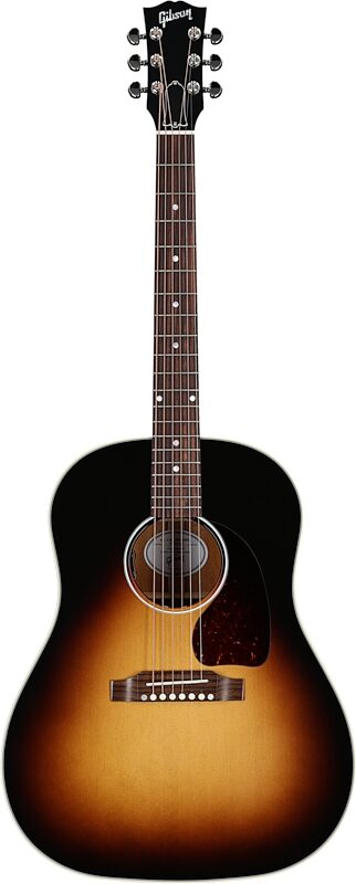Gibson J-45 Standard Acoustic-Electric Guitar (with Case), Vintage Sunburst, Serial Number 20865160, Full Straight Front