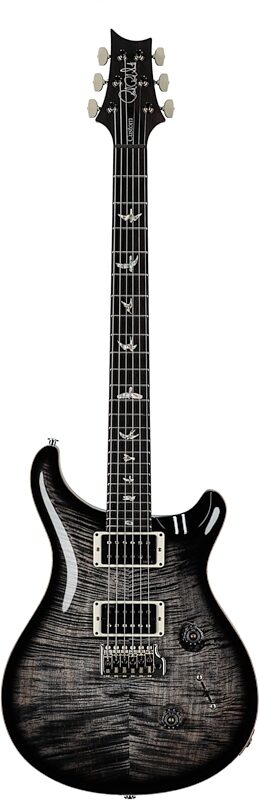 PRS Paul Reed Smith Custom 24 Gen III Electric Guitar (with Case), Charcoal Burst, Serial Number 0403082, Full Straight Front