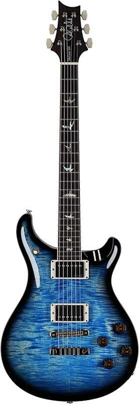 PRS Paul Reed Smith McCarty 594 Electric Guitar (with Case), Faded Blue Jean Wraparound Smoke, Serial Number 0403875, Full Straight Front