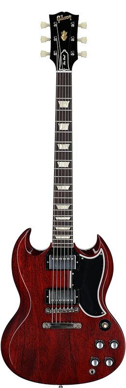 Gibson Custom 61 SG Standard VOS Electric Guitar (with Case), Cherry, with Nickel Hardware, Serial Number 501431, Full Straight Front