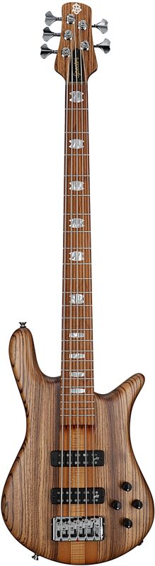 Spector Euro 5 RST Electric Bass, 5-String (with Gig Bag), Zebrawood Natural Matte, Serial Number NB22793, Full Straight Front