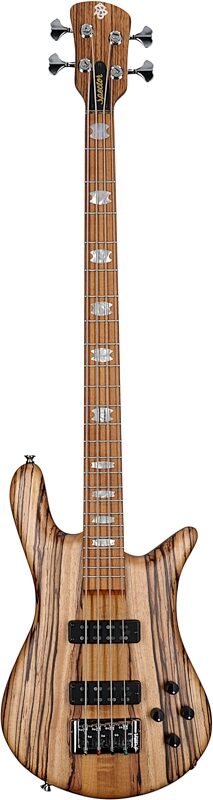 Spector Euro 4 RST Electric Bass (with Gig Bag), Zebrawood, Serial Number NB22773, Full Straight Front