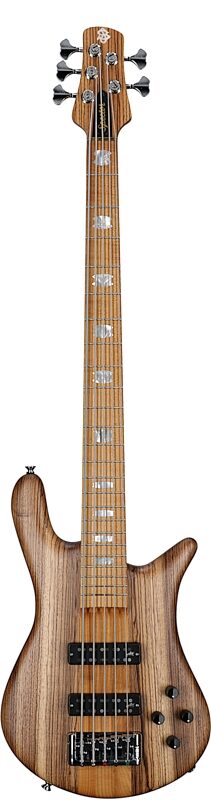 Spector Euro 5 RST Electric Bass, 5-String (with Gig Bag), Zebrawood Natural Matte, Serial Number NB22777, Full Straight Front