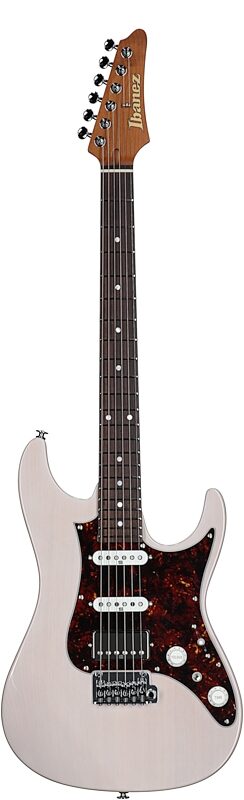 Ibanez AZ2204N Prestige Electric Guitar (with Case), Antique White Blonde, Serial Number 210002F2500140, Full Straight Front