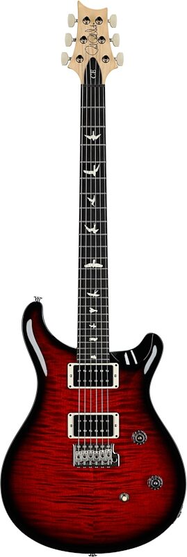 PRS Paul Reed Smith CE24 Electric Guitar (with Gig Bag), Fire Red Wraparound Smokeburst, Serial Number 0405650, Full Straight Front