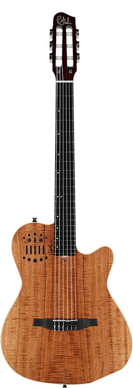Godin ACS Nylon Koa Extreme HG Acoustic-Electric Guitar (with Gig Bag), New, Serial Number 25313280, Full Straight Front