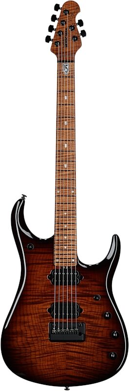 Ernie Ball Music Man John Petrucci JP15 Electric Guitar (with Case), Amber Waves Flame, Serial Number H08478, Full Straight Front