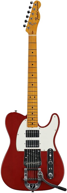 Fender Stories Mike Campbell Telecaster Electric Guitar, Maple Fingerboard (with Case), Red Dog, Serial Number MC250501, Full Straight Front