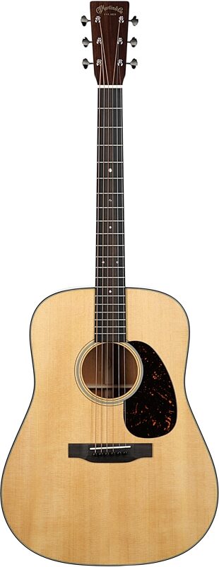 Martin D-18-v2 Satin Acoustic Guitar (with Case), Natural, Serial Number M2957287, Full Straight Front