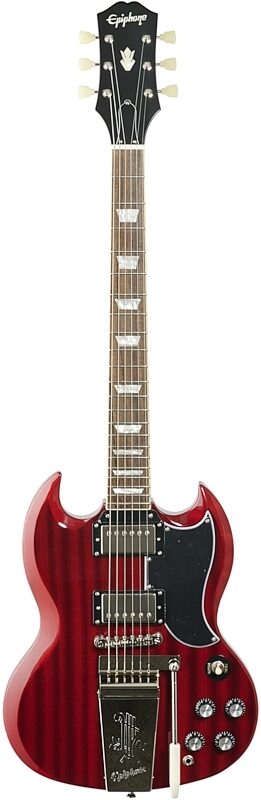 Epiphone SG Standard '61 Maestro Vibrola Electric Guitar, Vintage Cherry, Blemished, Full Straight Front
