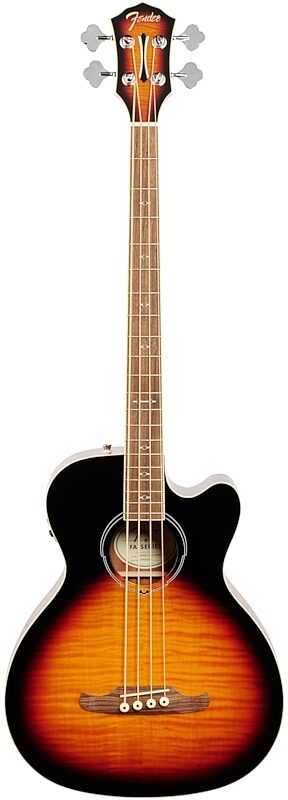 Fender FA450CE Acoustic-Electric Bass, 3-Color Sunburst, Full Straight Front