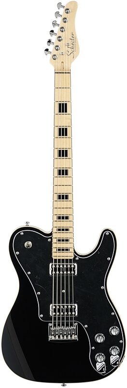 Schecter PT Fastback Electric Guitar, Black, Full Straight Front
