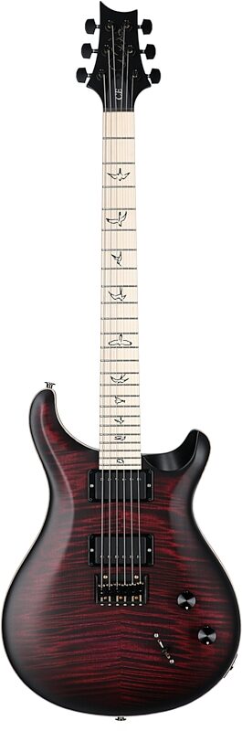 PRS Paul Reed Smith Dustie Waring CE 24 Hardtail Limited Edition Electric Guitar (with Gig Bag), Waring Burst, Full Straight Front