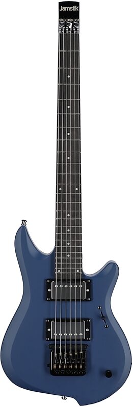 Jamstik Studio MIDI Electric Guitar (with Gig Bag), Blue, Full Straight Front