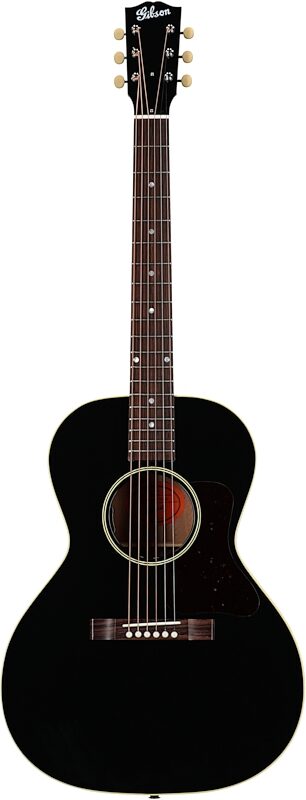 Gibson L-00 Original Acoustic-Electric Guitar (with Case), Ebony, Blemished, Full Straight Front