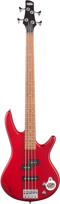 Ibanez GSR200 Electric Bass, Transparent Red, Full Straight Front
