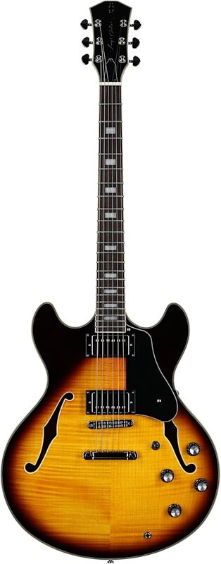 Sire Larry Carlton H7 Semi-Hollowbody Electric Guitar, Vintage Sunburst, Full Straight Front