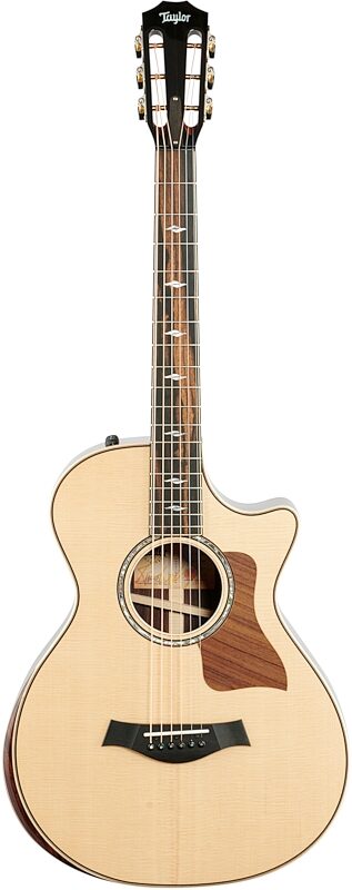 Taylor 812ceV Grand Concert 12 Fret Acoustic-Electric Guitar (with Case), New, Full Straight Front