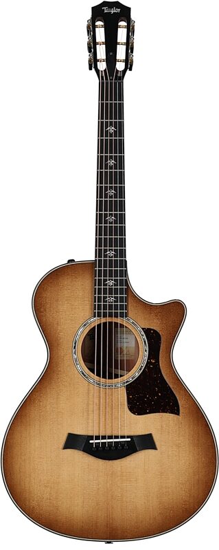 Taylor 512ce 12-Fret Urban Ironbark Grand Concert Acoustic-Electric Guitar (with Case), Shaded Edge Burst, Full Straight Front