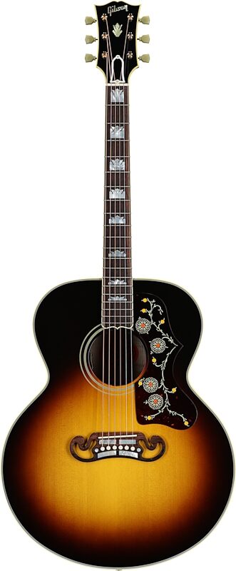 Gibson SJ-200 Original Jumbo Acoustic-Electric Guitar (with Case), Vintage Sunburst, Full Straight Front