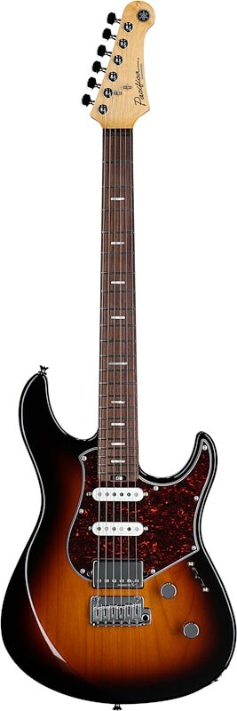 Yamaha Pacifica Professional PACP12 Electric Guitar, Rosewood Fretboard (with Case), Desert Burst, Full Straight Front