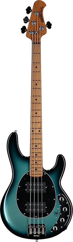 Ernie Ball Music Man StingRay Special HH Electric Bass (with Case), Frost Green Pearl, Full Straight Front