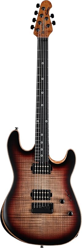 Ernie Ball Music Man Rabea Massaad Sabre Electric Guitar (with Case), Vileblood, Full Straight Front
