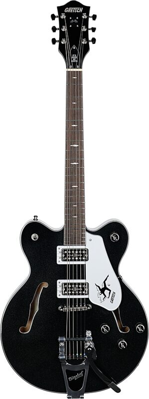 Gretsch Limited Edition J Gourley Electromatic Broadcaster Electric Guitar, Iridescent Black, Full Straight Front