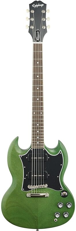 Epiphone SG Classic Worn P90 Electric Guitar, Inverness Green, Full Straight Front