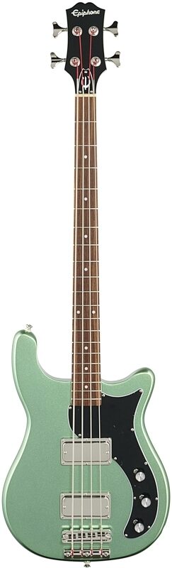 Epiphone Embassy Pro Electric Bass, Wanderlust Green Metallic, Full Straight Front