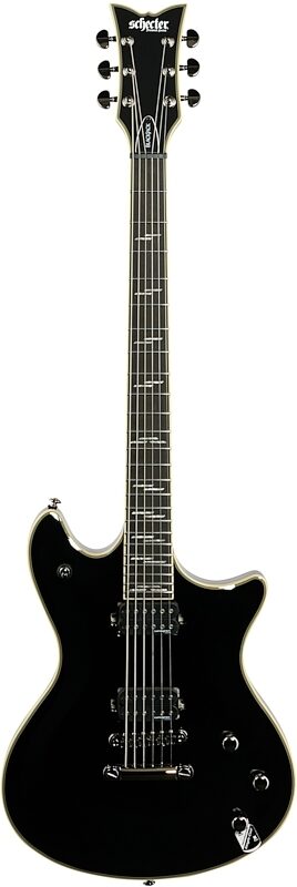 Schecter Tempest Electric Guitar, Blackjack, Full Straight Front