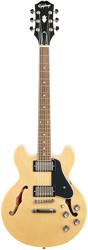 Epiphone ES-339 Semi-Hollowbody Electric Guitar, Natural, Full Straight Front
