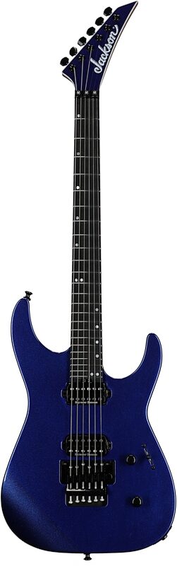 Jackson American Series Virtuoso Electric Guitar (with Case), Mystic Blue, Full Straight Front