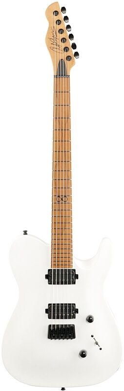 Chapman ML3 Pro Modern Electric Guitar, Hot White, Full Straight Front