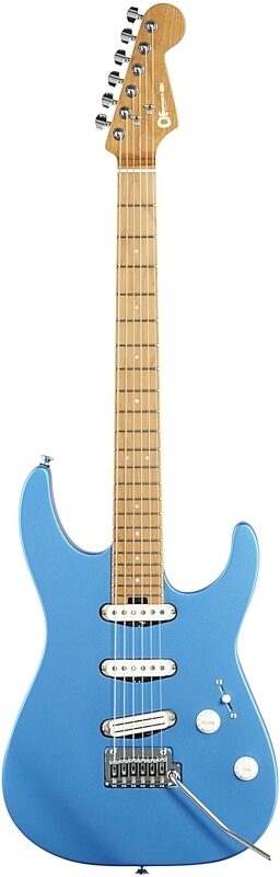 Charvel DK22 SSS 2PT CM Electric Guitar, Electric Blue, USED, Blemished, Full Straight Front