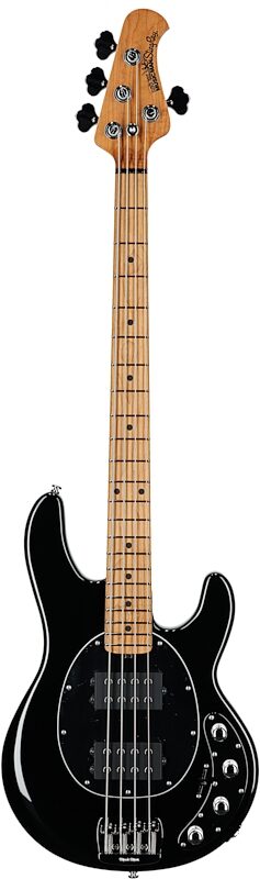 Ernie Ball Music Man StingRay Special HH Electric Bass (with Case), Black, Full Straight Front