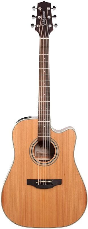 Takamine GD20CE Acoustic-Electric Guitar, Natural, Full Straight Front
