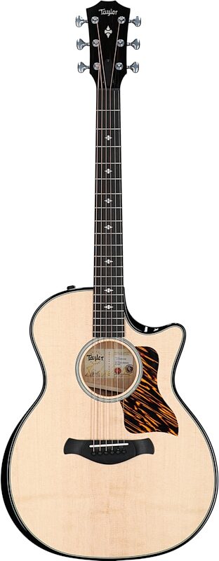 Taylor Builder's Edition 514ce Acoustic-Electric Guitar (with Case), Natural, Full Straight Front