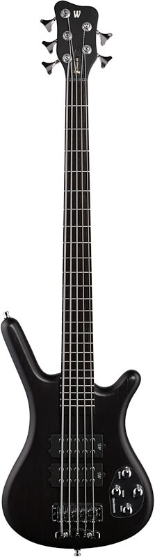 Warwick Rockbass Corvette Double Buck 5 Electric Bass, 5-String, Black, Full Straight Front
