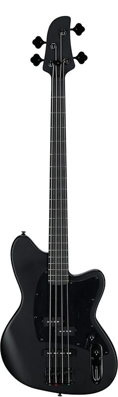 Ibanez TMB420B Talman Electric Bass, Black Flat, Full Straight Front