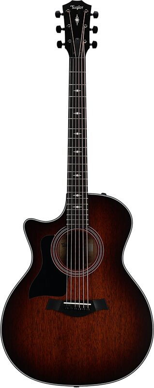 Taylor 324ce Grand Auditorium Acoustic-Electric Guitar, Left-Handed (with Case), New, Full Straight Front