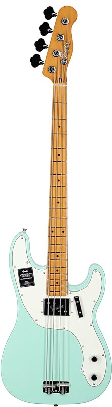 Fender Vintera II '70s Telecaster Electric Bass, Maple Fingerboard (with Gig Bag), Surf Green, Full Straight Front