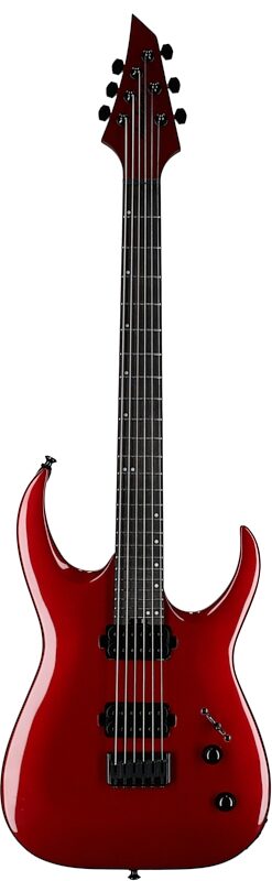 Jackson Pro Series Signature Misha Mansoor Juggernaut HT6 Electric Guitar, Caramelized Maple Fingerboard, Red Crystal, Full Straight Front