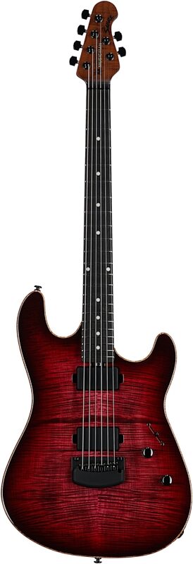 Ernie Ball Music Man Sabre HT Electric Guitar (with Mono Gig Bag), Raspberry Burst, Blemished, Full Straight Front