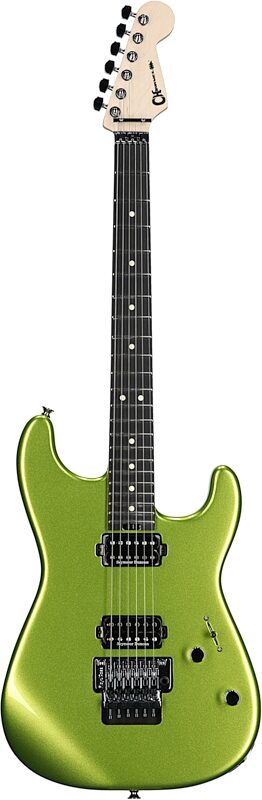 Charvel Pro-Mod San Dimas SD1 HH FR Electric Guitar, Lime Metallic, Full Straight Front