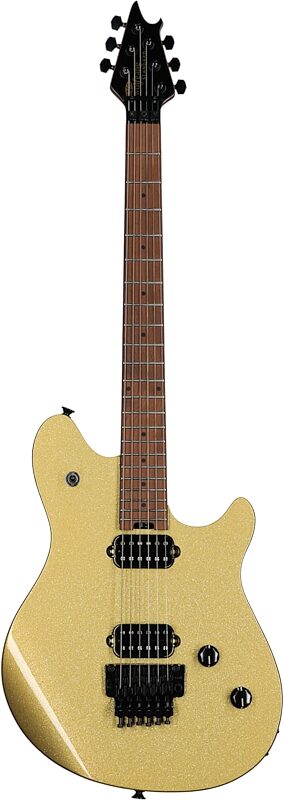 EVH Eddie Van Halen Wolfgang WG Standard Electric Guitar, Gold Sparkle, Full Straight Front