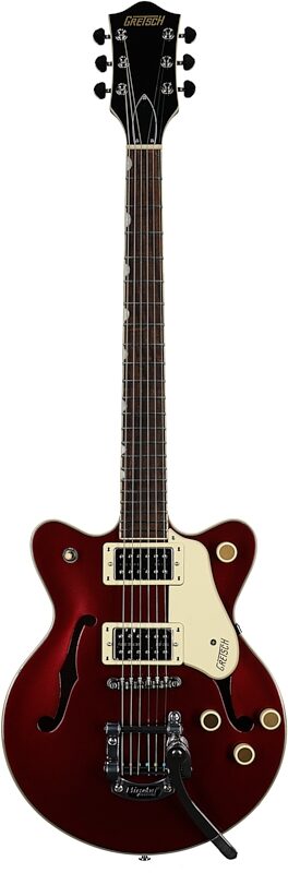 Gretsch G2655T Streamliner Center Block Junior Electric Guitar with Bigsby Tremolo, Brandywine, Full Straight Front